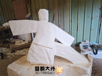 太极泡沫雕塑制作完成