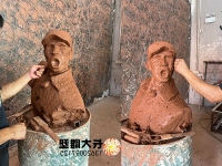 专业制作上半身人头像雕塑